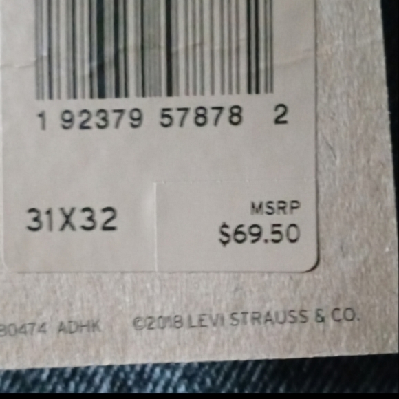 NWT LEVI'S 512 SLIM TAPER JEANS - Picture 13 of 14